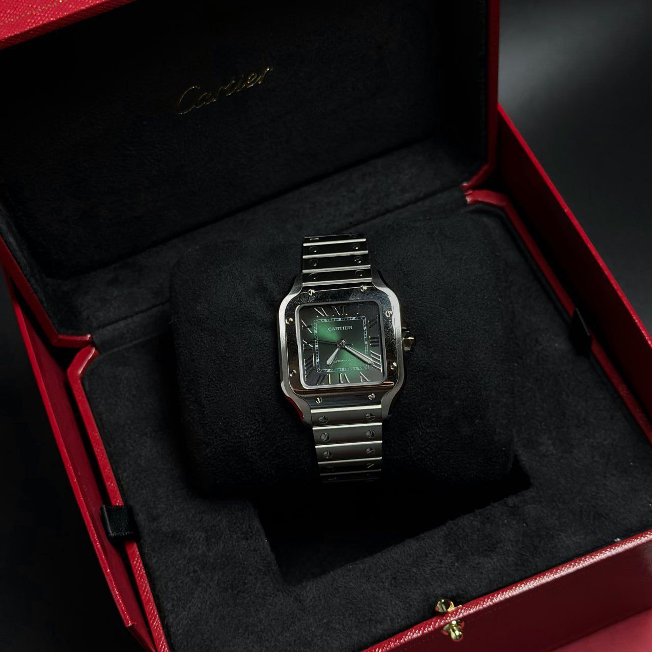 Cartier Santos de Cartier Green Dial
